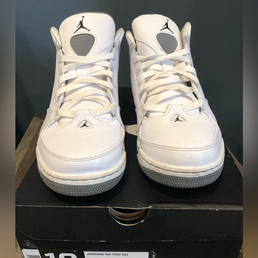 Jordan As-You-Go White/Black/Cooll Gray Size 10
